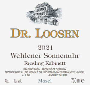 Dr. Loosen Wehlener Sonnenuhr Riesling Kabinett