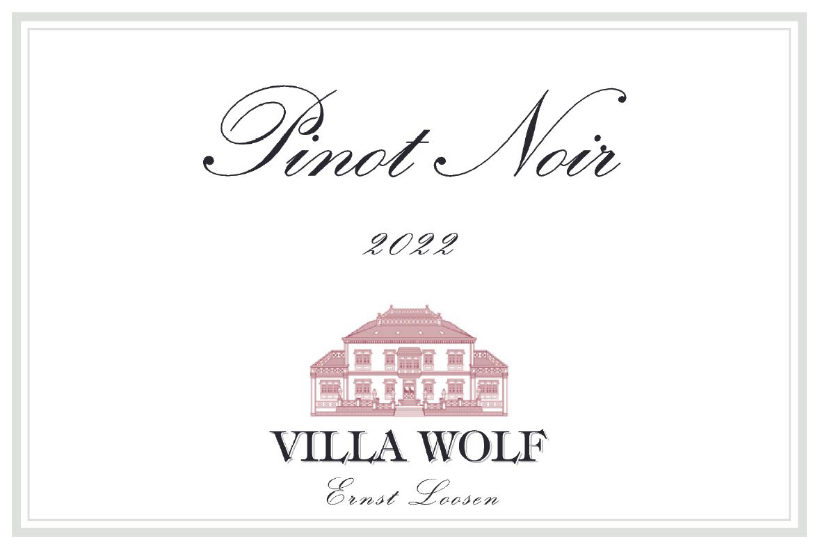 Villa Wolf Pinot Noir 2022 Label