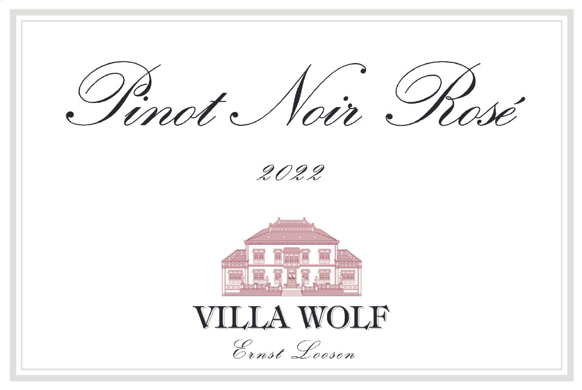 Villa Wolf Pinot Noir Rosé 2022 Label