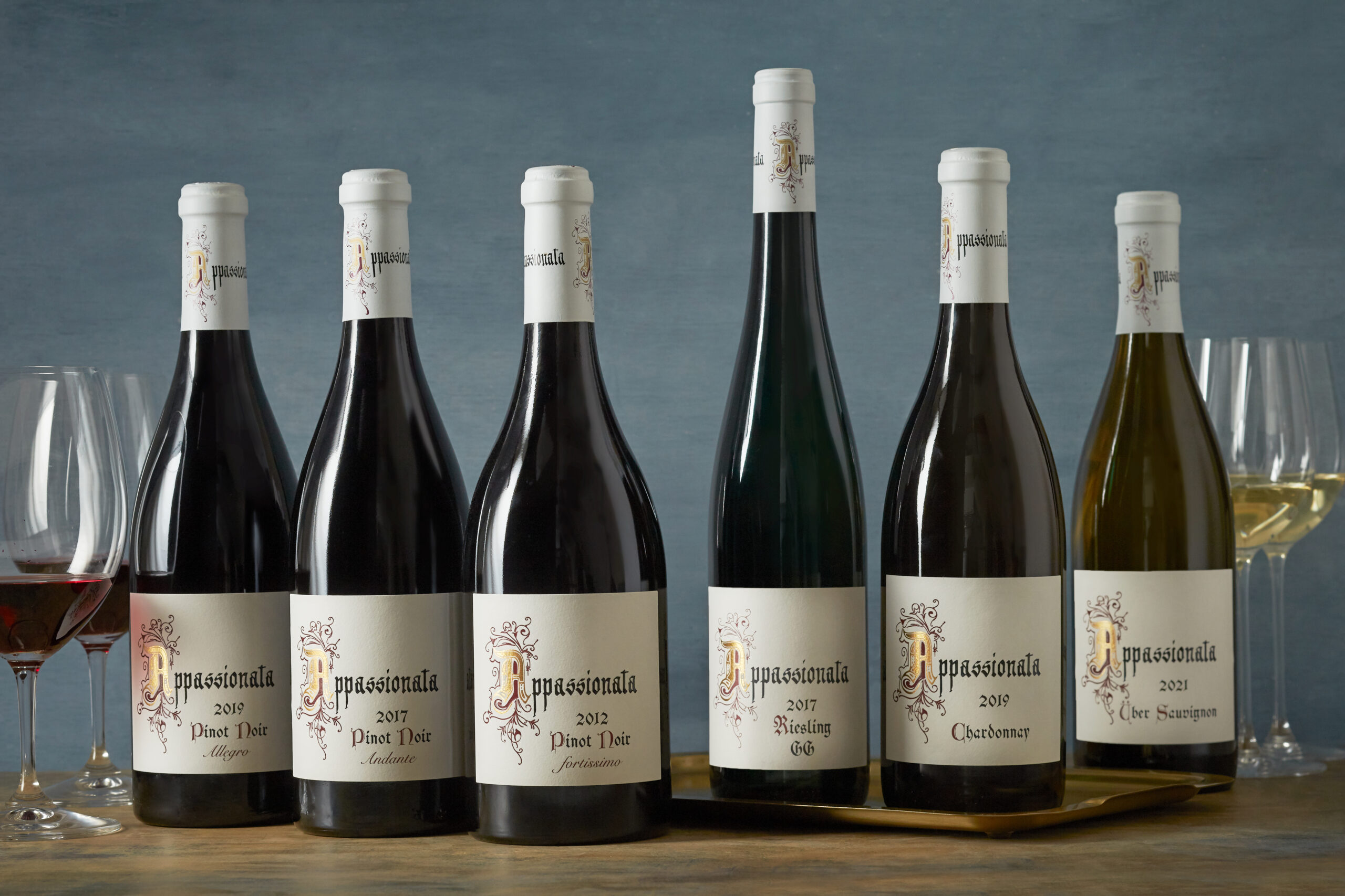 The six wines in the Appassionata collection