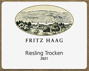 Fritz Haag Estate Riesling Trocken