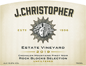 J. Christopher Estate Vineyard Rock Blocks Selection Pinot Noir