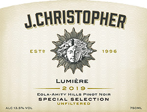 J. Christopher Lumière Special Selection Pinot Noir