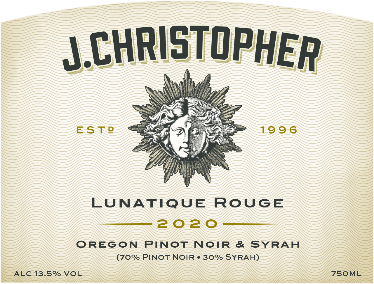 J Christopher Lunatique Rouge 2020 Label