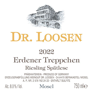 Dr Loosen Erdener Treppchen Spätlese 2022 dLabel