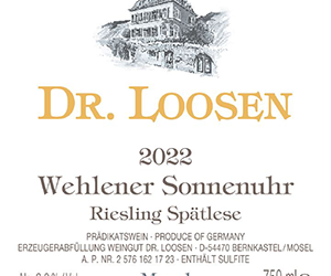 Dr. Loosen Wehlener Sonnenuhr Riesling Spätlese