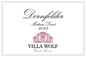 Villa Wolf Dornfelder 2022 dLabel