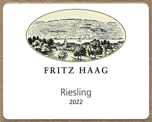 Fritz Haag Estate Riesling (feinherb) 2022 dLabel