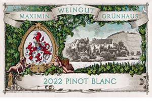 Maximin Grünhaus Pinot Blanc 2022 dLabel