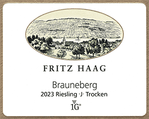 Fritz Haag Brauneberger Riesling Trocken “J”