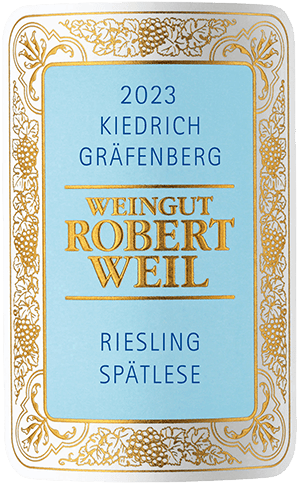 Robert Weil Kiedrich Gräfenberg Spätlese 2023 dLabel