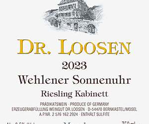 Dr. Loosen Wehlener Sonnenuhr Riesling Kabinett