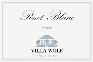 Villa Wolf Pinot Blanc 2023 Label