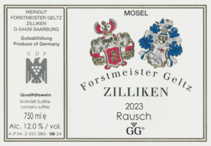 Zilliken Rausch GG 2023 Label