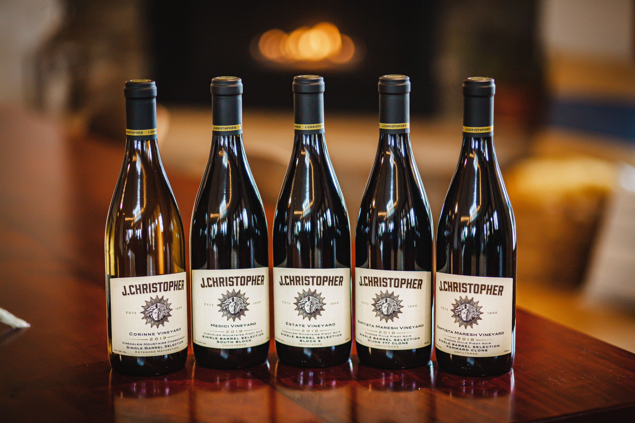 Westhofen Vineyard & Soil (1) Bottle line-up of Terroir-Driven Wines from J. Christopher; includes Chardonnay and Pinot Noir