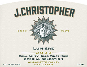 J. Christopher Lumière Special Selection Pinot Noir