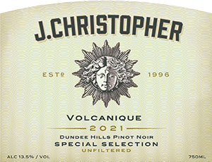 J. Christopher Volcanique Special Selection Pinot Noir