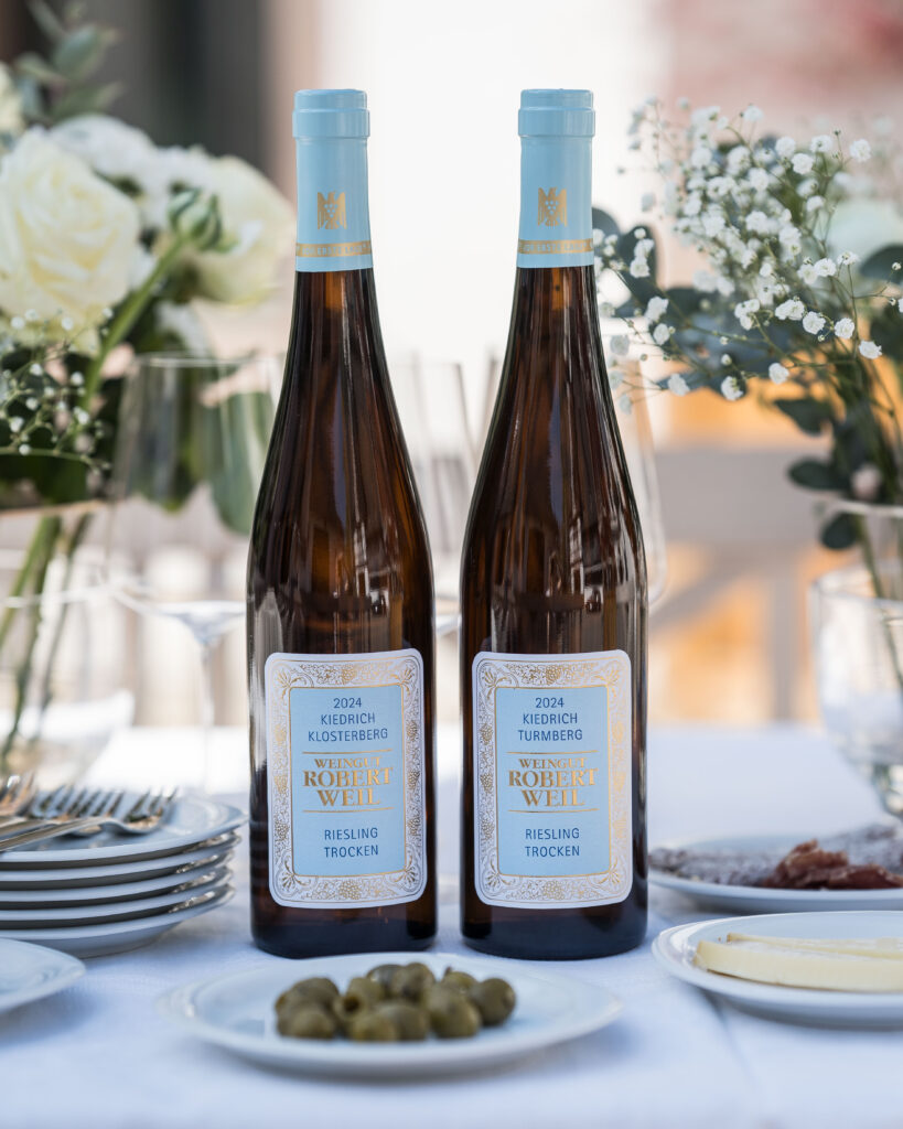 Kiedrich Bottles on Table