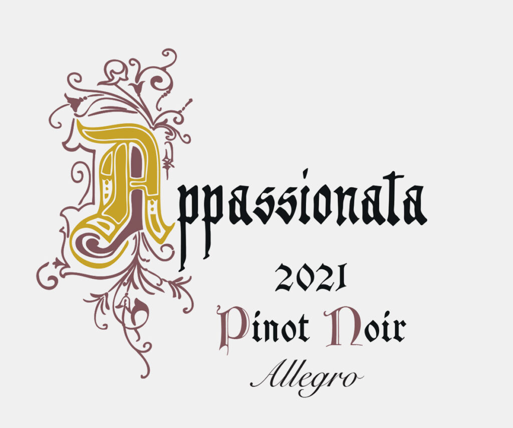 Appassionata 2025 PINOT NOIR Allegro 2021