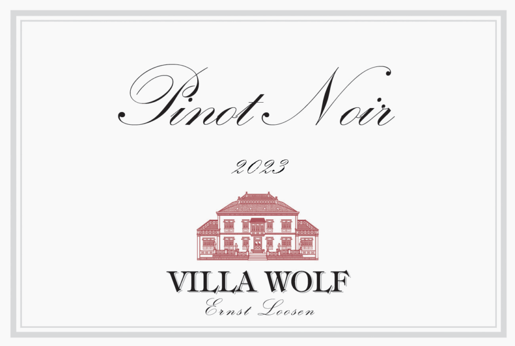 Villa Wolf Pinot Noir 2023 Label