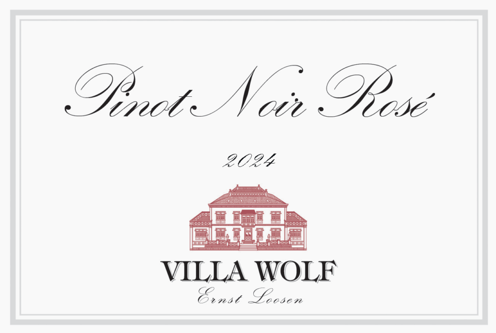 Villa Wolf Pinot Noir Rosé 2024 Label